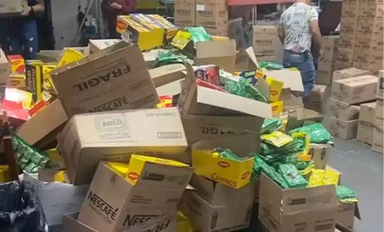 Recuperan mercancía robada de una bodega en Puente Aranda, avaluada en $200 millones