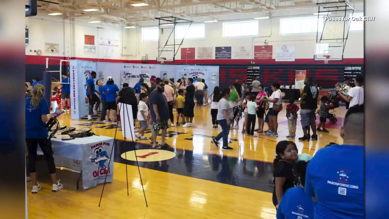 Dallas non-profit holds Back 2 School Sneaker Festival for kids in need