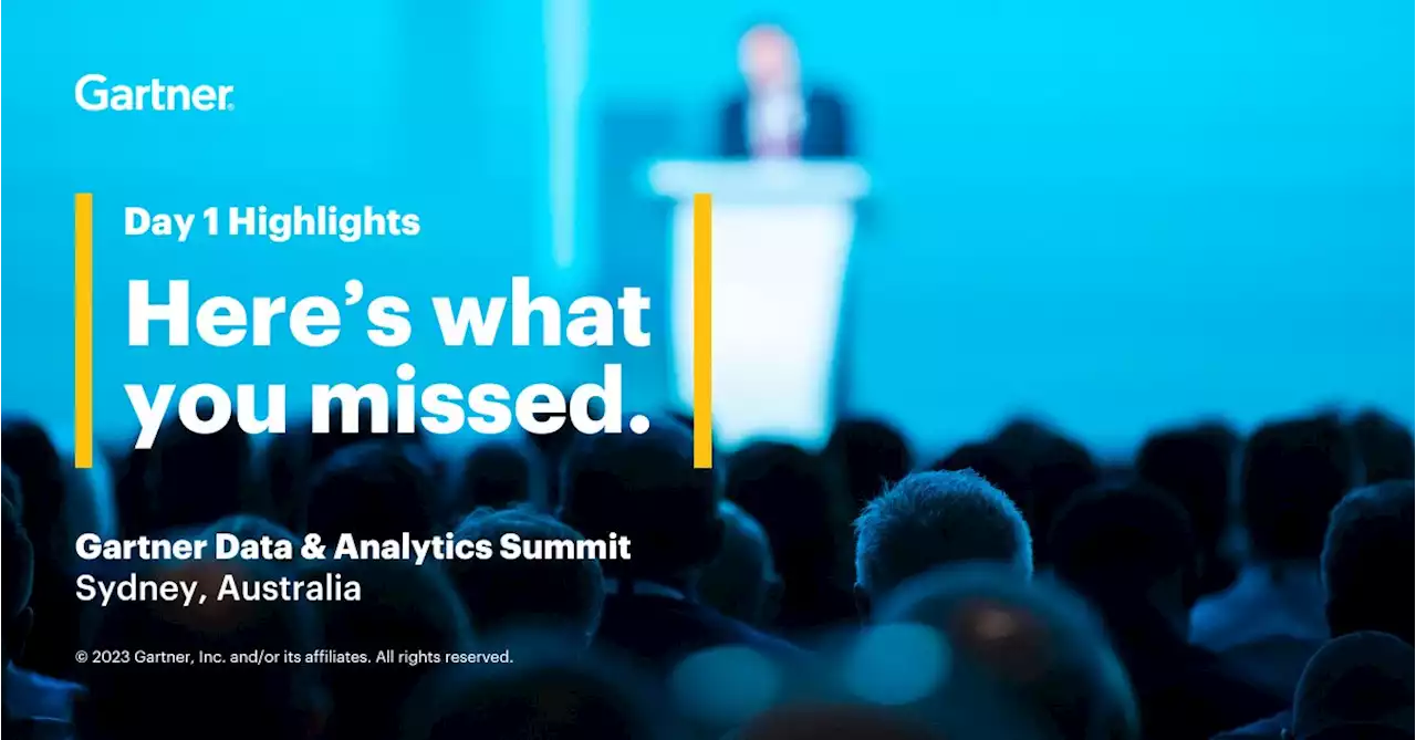 Gartner Data & Analytics Summit 2023 Sydney: Day 1 Highlights