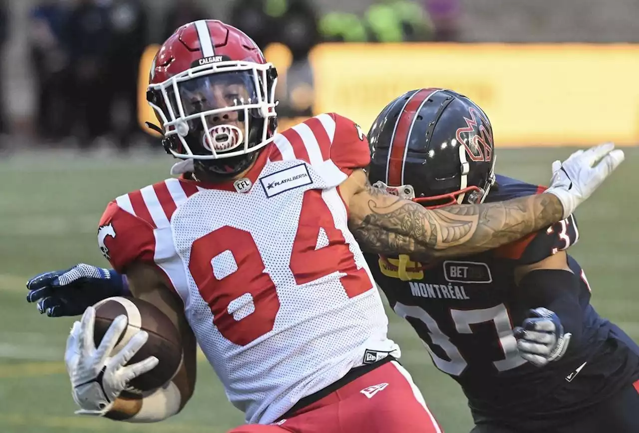 Defence leads Montreal Alouettes to 25-18 win over Calgary Stampeders