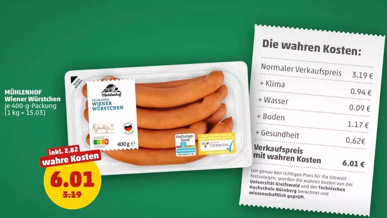 Penny schlägt Klima- und andere Kosten auf Preise für neun Produkte