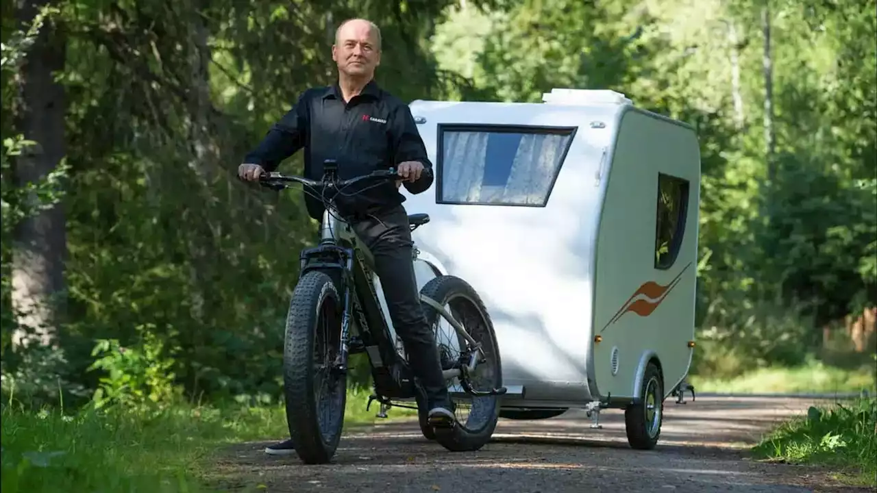 New Solar-Powered Hupi Trailer Seeks To Redefine E-Bike Camping