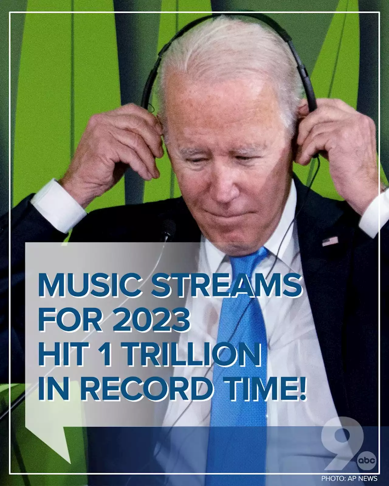 Music streams for 2023 hit 1 trillion in record time