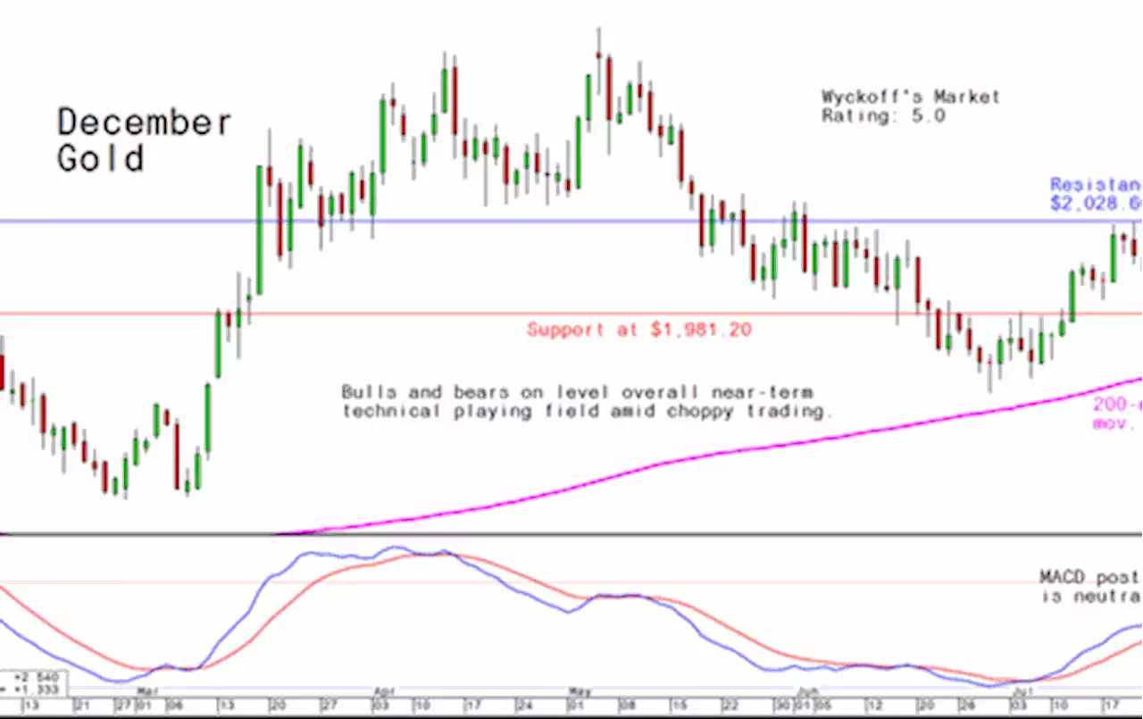 Monday's Charts for Gold, Silver and Platinum and Palladium, July 31