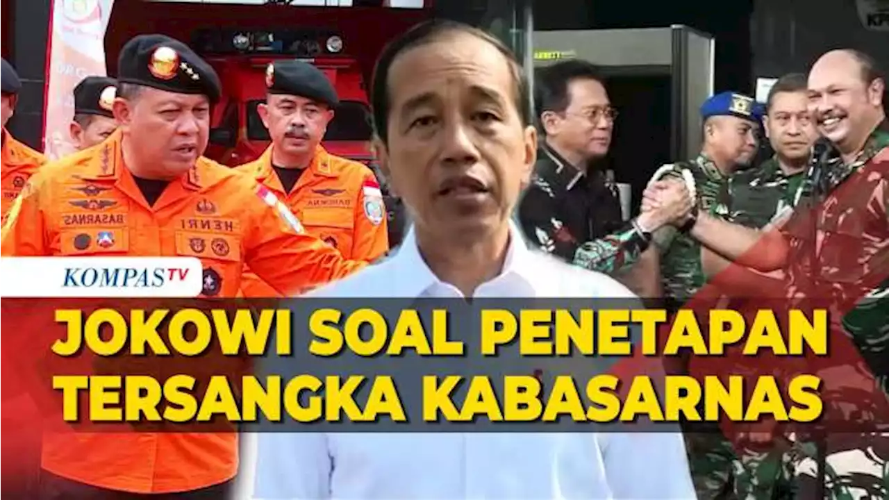 Jokowi Tanggapi Polemik TNI dan KPK soal Kabasarnas Jadi Tersangka Korupsi