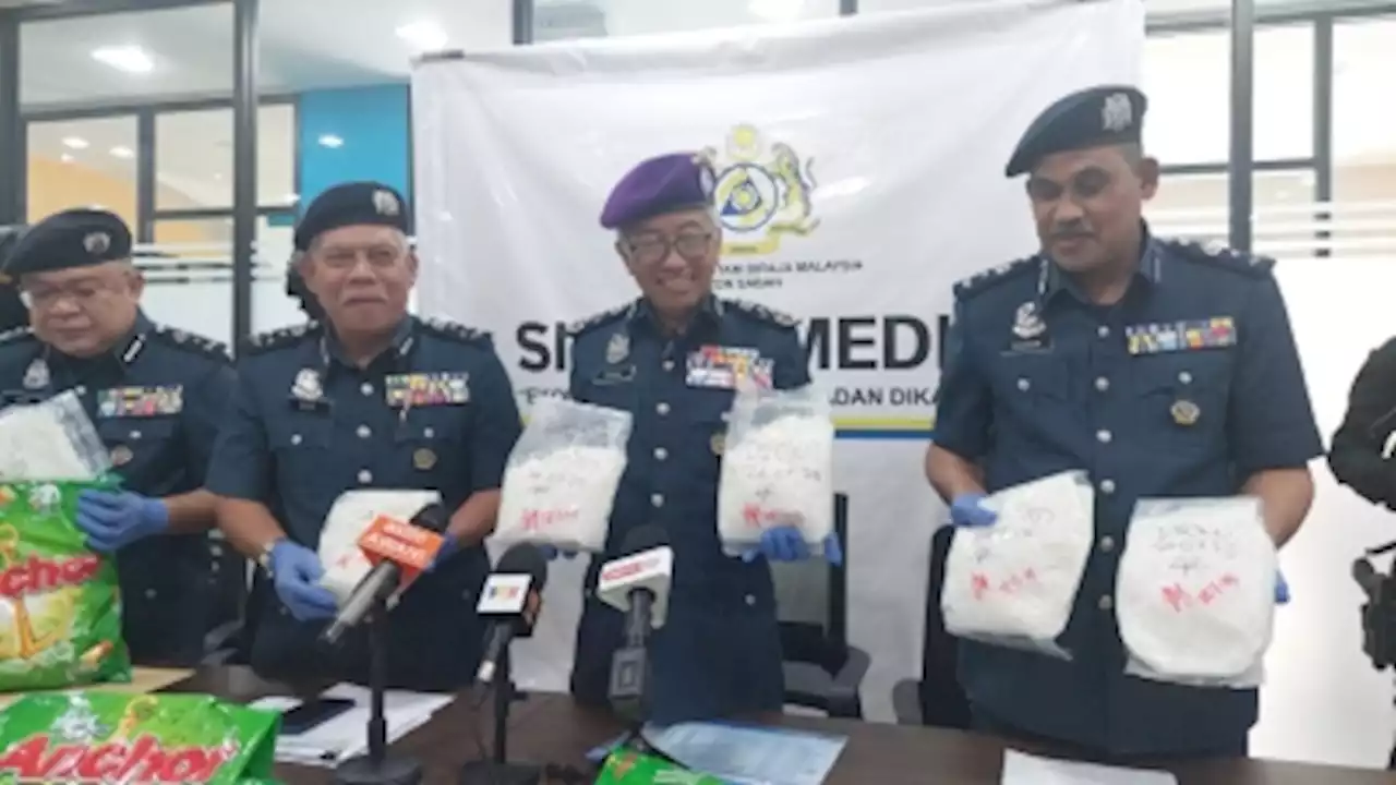 Customs makes biggest drug bust in Sabah, seizes over 100kg of syabu worth around RM3m