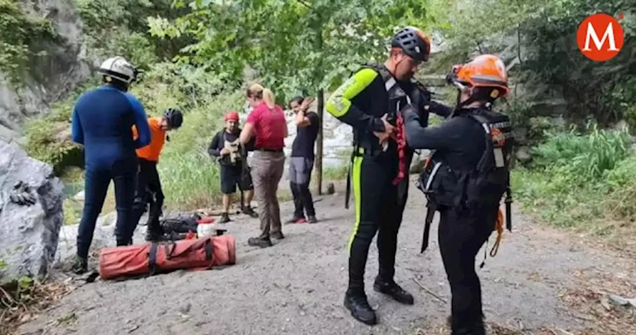 Rescatan a excursionista lesionada en Matacanes en Santiago, NL