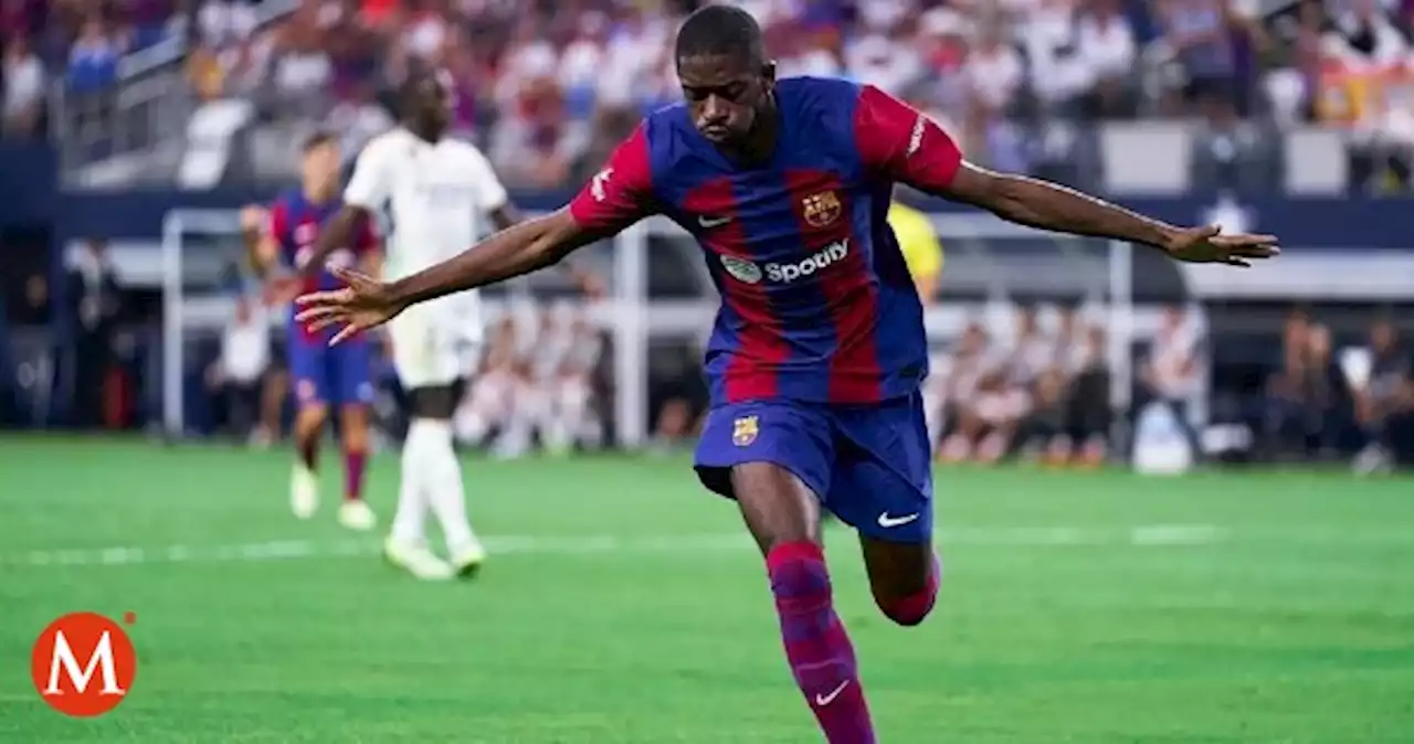 Dembelé viaja con Barcelona pendiente de fichar con PSG