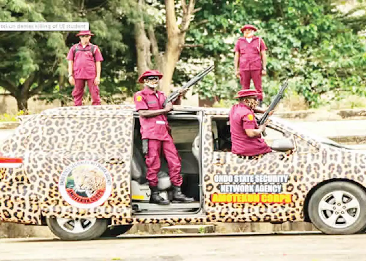 Amotekun arrests 20 suspected kidnappers, nine others in Ondo