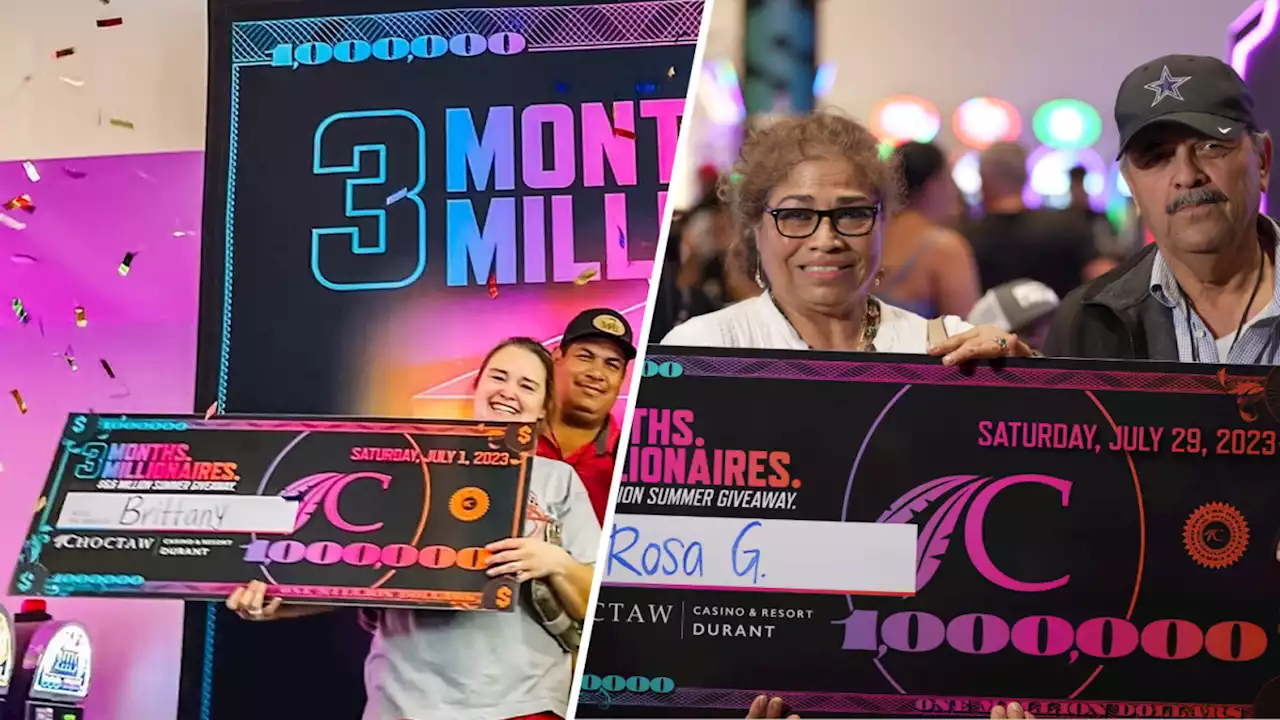 Two North Texans become instant millionaires at Choctaw Casino & Resort