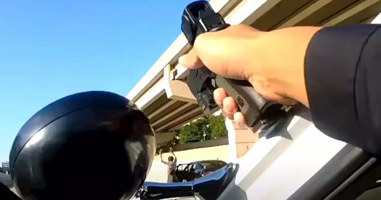 Body camera footage shows Texas family held at gunpoint after police typo IDs car as stolen