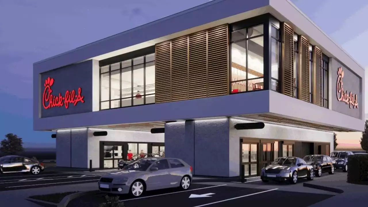 Newly designed Chick-fil-A will have the country’s first 75-car drive-thru