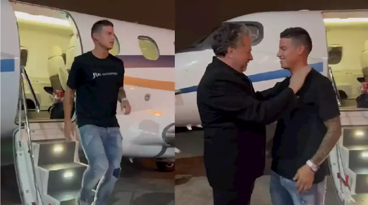 Video: James Rodríguez aterrizó en Brasil para ser presentado por el Sao Paulo