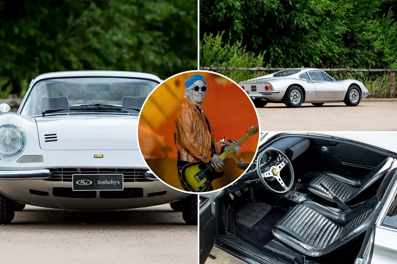 Keith Richards’ 1972 Ferrari up for sale