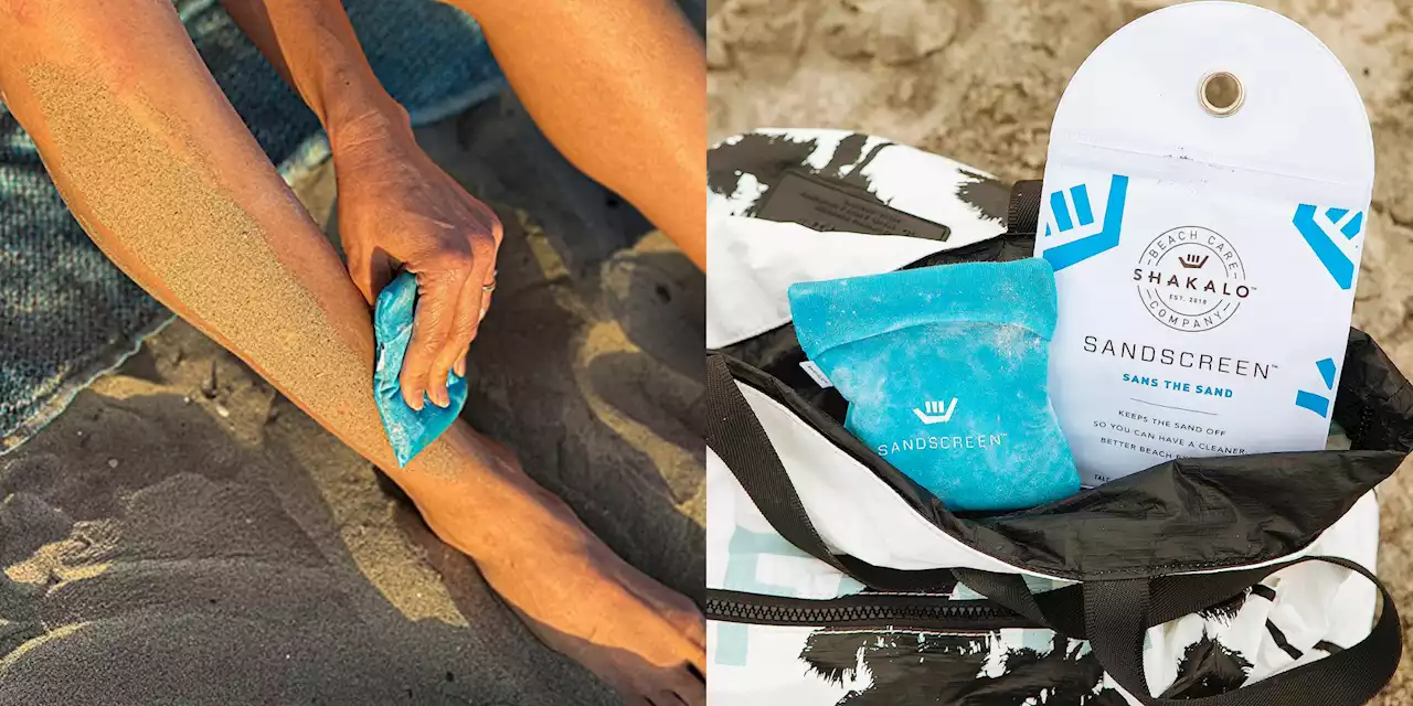 This Genius ‘Sandscreen’ Keeps Sand Off Your Skin During Beach Days