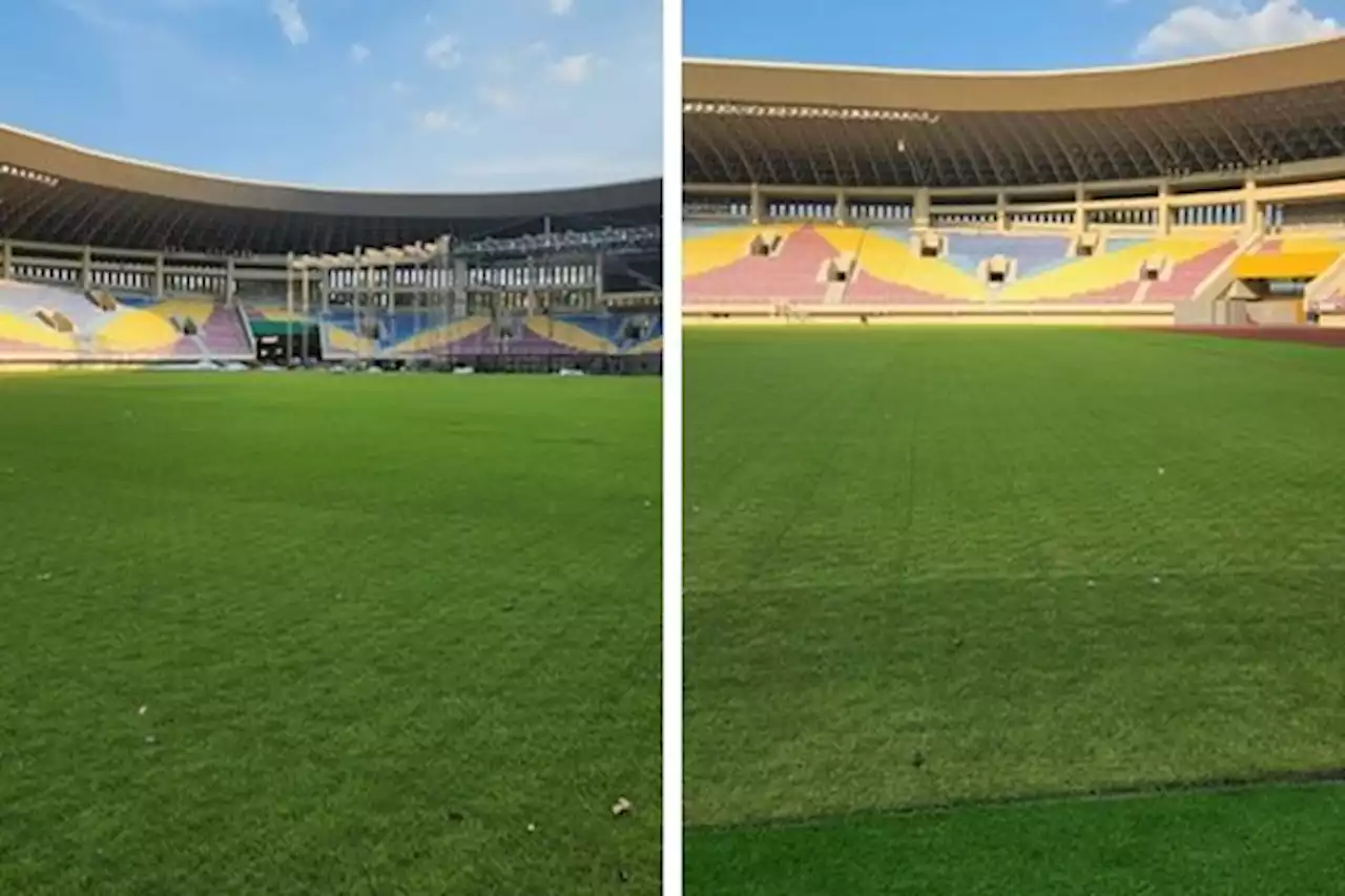 Jadi Ajang Konser Dewa-19, seperti Ini Kondisi Rumput Stadion Manahan