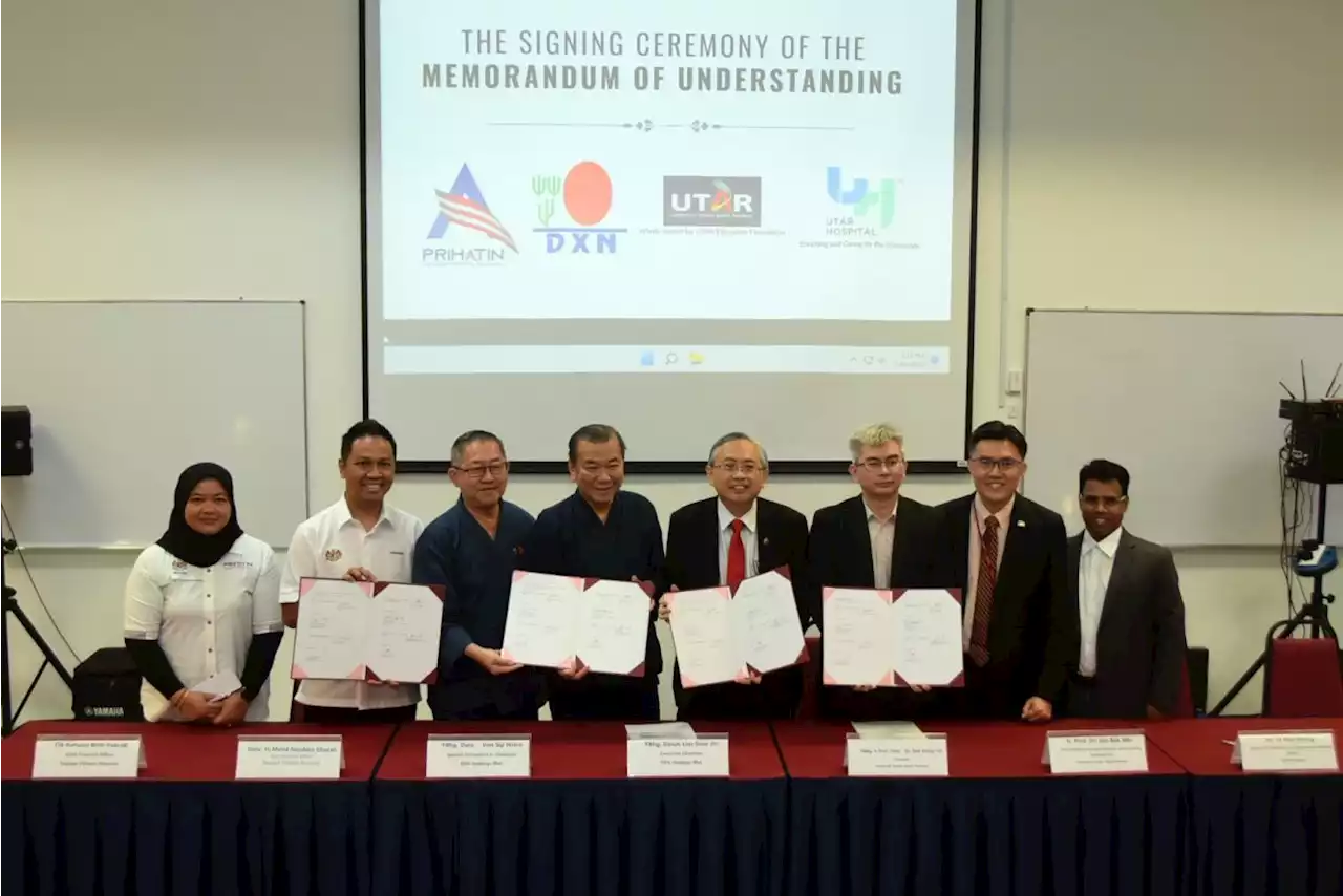 DXN signs Memorandum of Understanding with Universiti Tunku Abdul Rahman, UTAR Hospital and Yayasan Prihatin Nasional