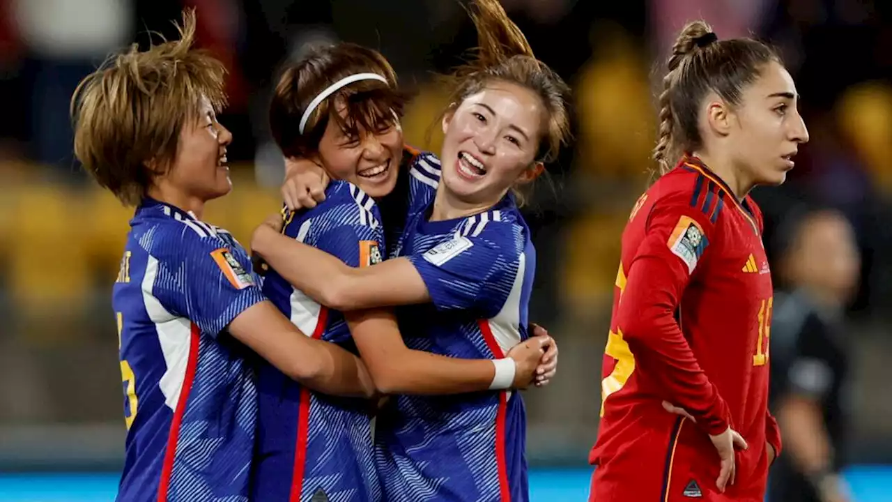 Fotboll: Japan körde över Spanien efter Hinata Miyazawas nya show