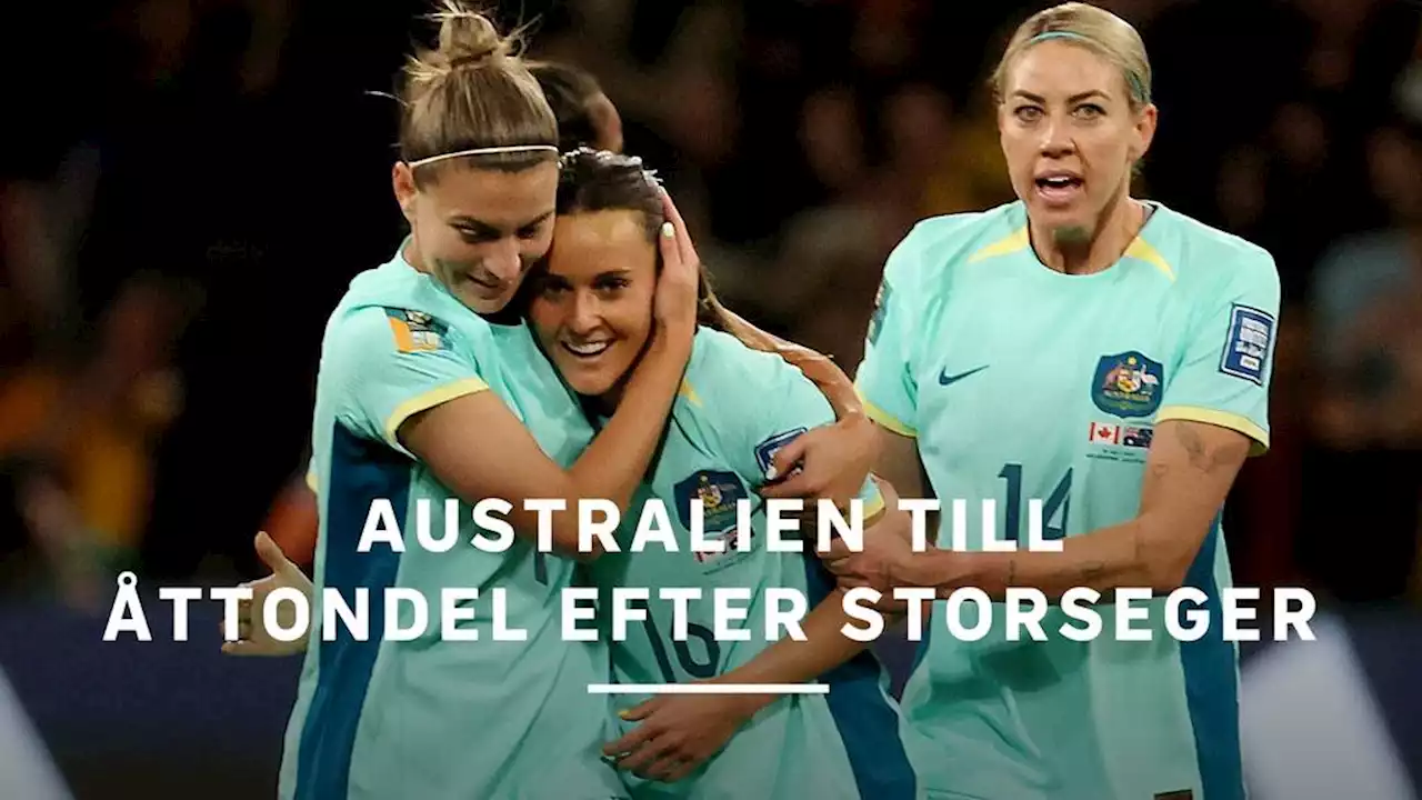 Fotbolls-VM: Höjdpunkter – Australien till åttondel efter storseger