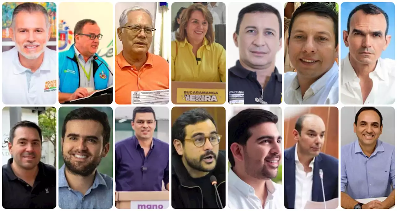 La lista oficial: Estos son los 15 candidatos inscritos para buscar la Alcaldía de Bucaramanga