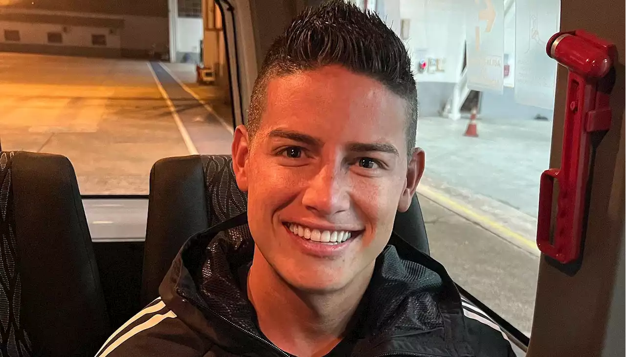 James Rodríguez aterrizó en Brasil para unirse al Sao Paulo