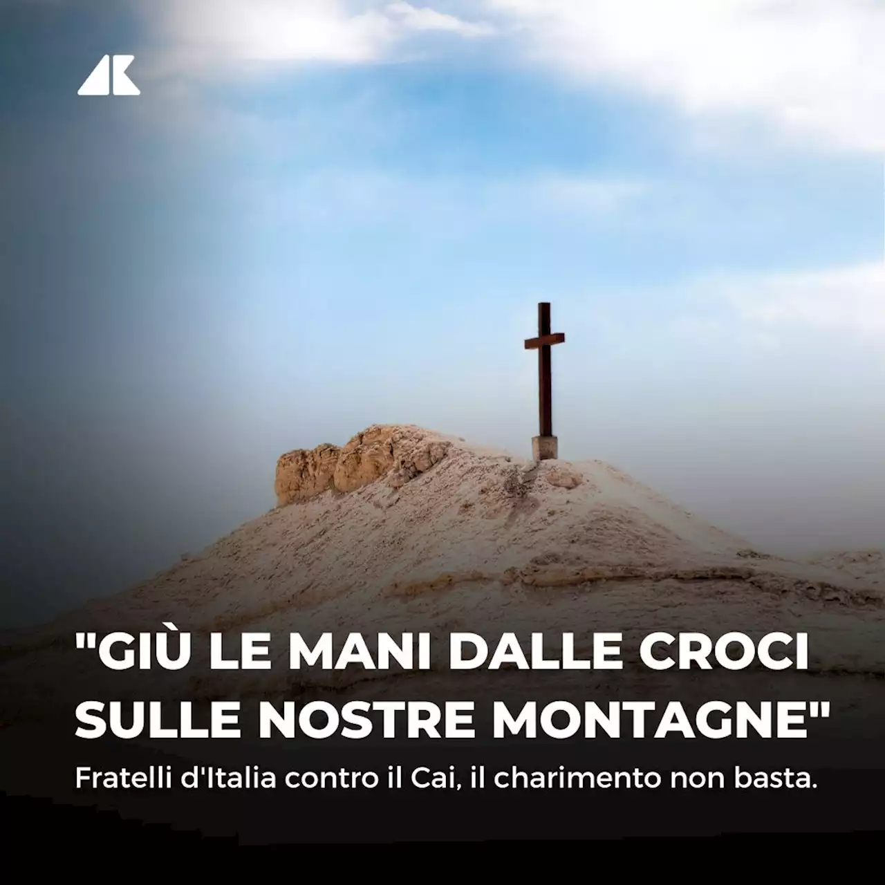 'Giù le mani dalle croci in montagna', la proposta di legge di Fratelli d'Italia