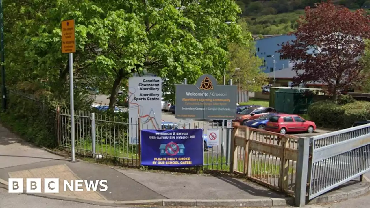 Abertillery: Three teenagers arrested for threatening teachers