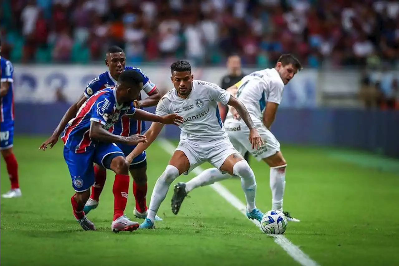 De novo: 3 dias depois do Brasileirão, Bahia e Grêmio jogam na Copa do Brasil