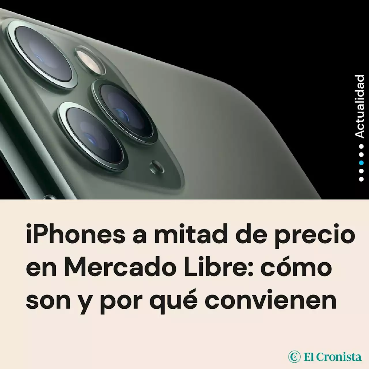 iPhones a mitad de precio en Mercado Libre: c�mo son y por qu� convienen