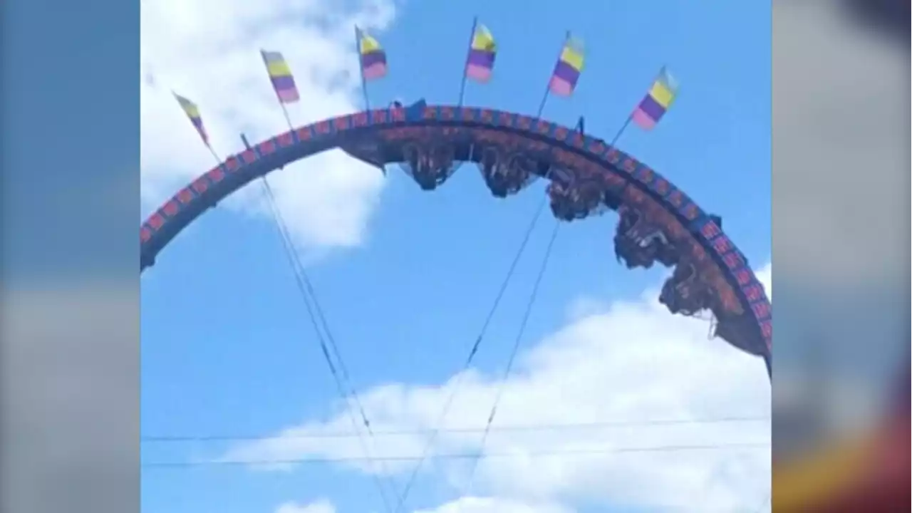 Riders stranded for hours while hanging upside down on rollercoaster