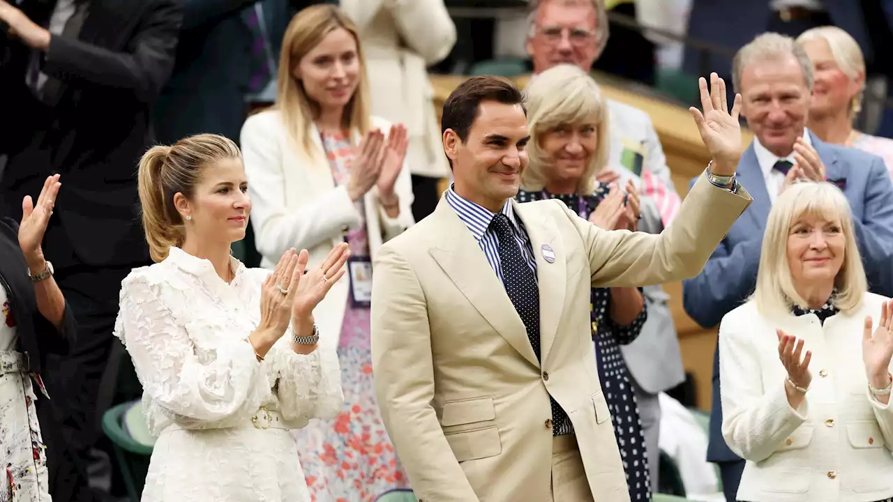 Wimbledon : Célébré pour ses 8 titres, Roger Federer fait une apparition en Royal Box