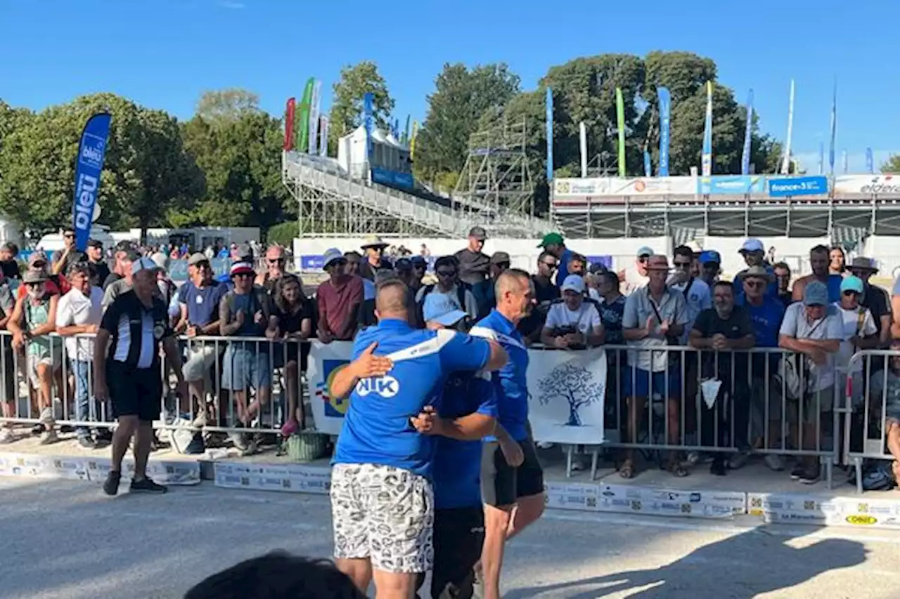 La Marseillaise à pétanque 2023 : fin de l'aventure pour la triplette Claudi, qui a battu Puccinelli