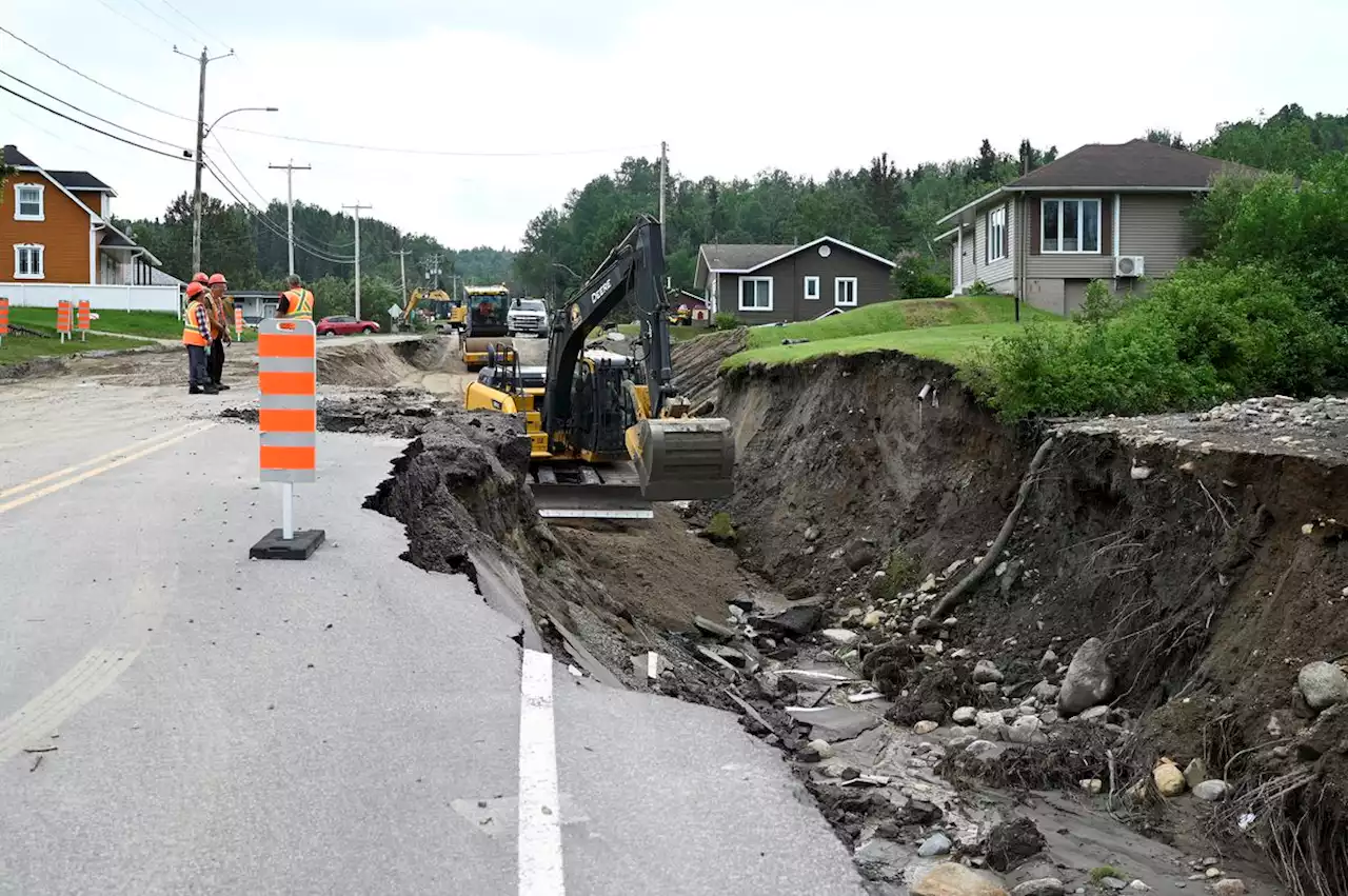 Search stretches into third day for two people missing after Quebec landslide