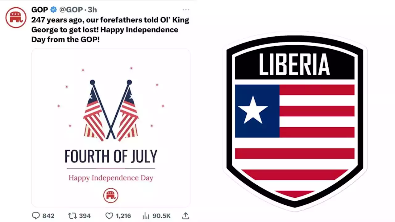 Republicans Accidentally Tweet, Delete Wrong Flag on 4th of July