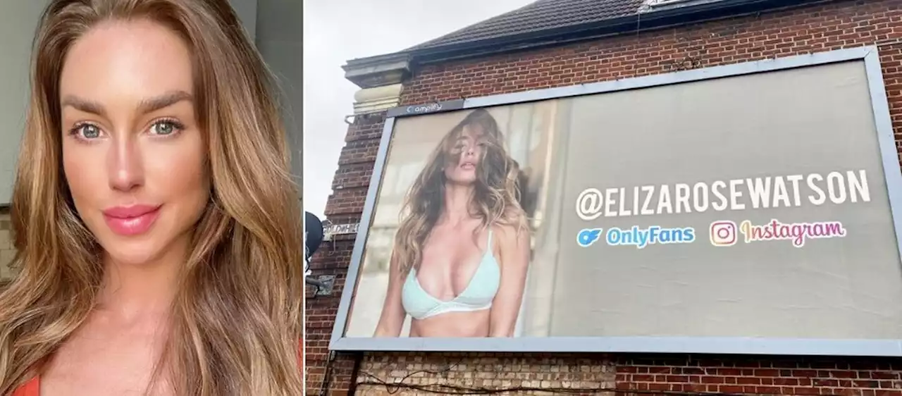 Modelo espalha anúncios para divulgar OnlyFans e revolta moradores na Inglaterra