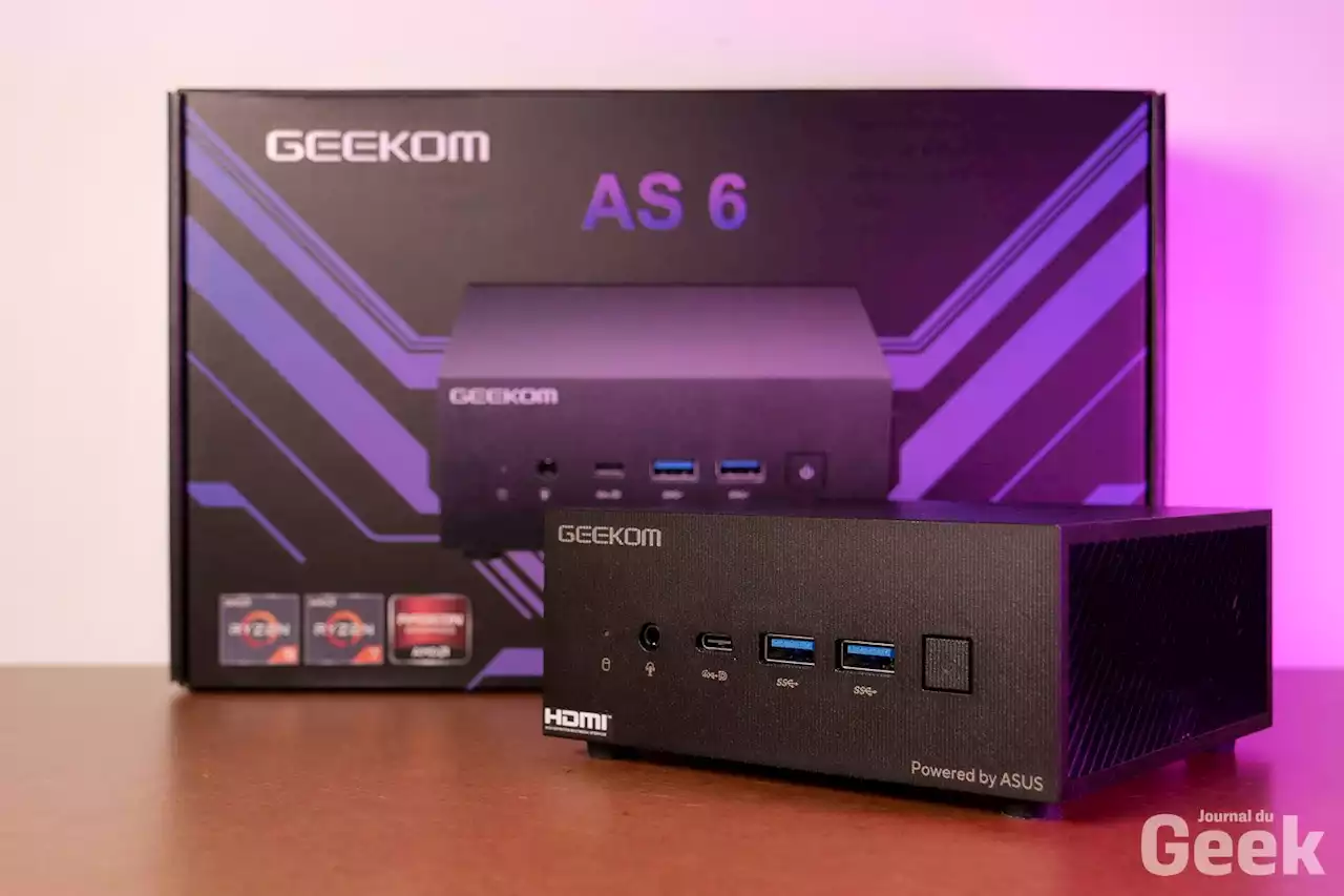 Test Geekom AS 6, le mini-PC AMD qui envoie du lourd