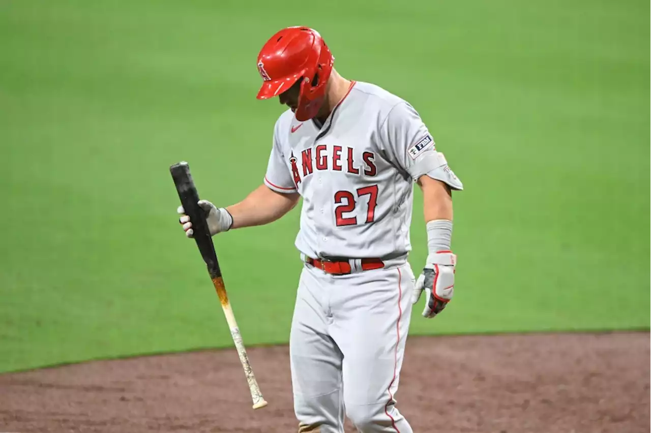 Angels’ Mike Trout diagnosed with left hamate fracture