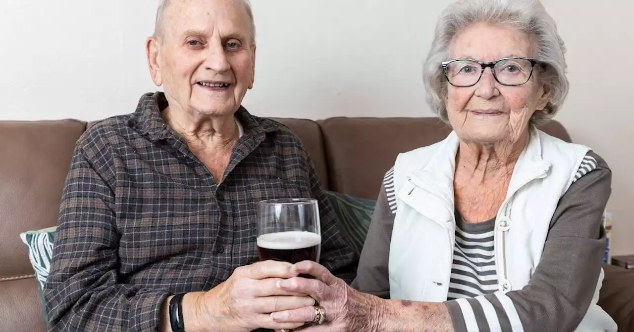 Doting husband of 60 years fell in love with wife when she poured 'best' pint