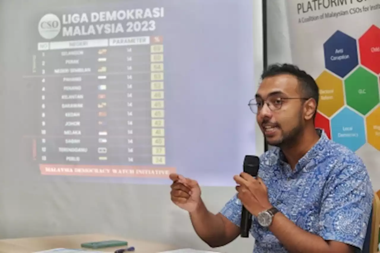 Group ranks Selangor most democratic state in Malaysia, Perlis least