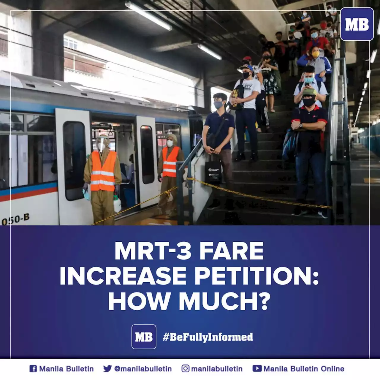 MRT-3 fare increase petition: How much?