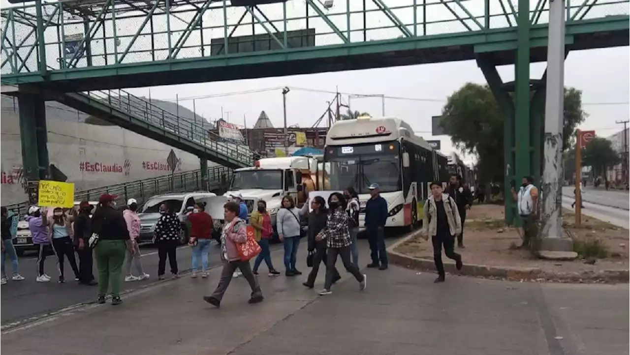 Mexibús L4 suspende servicio por bloqueo en Ecatepec