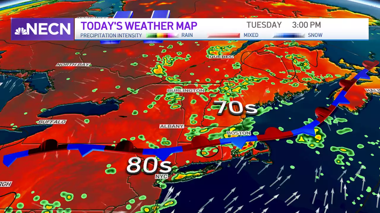 Multiple showers and storms will mostly subside for fireworks