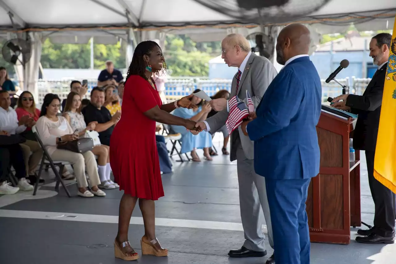 New citizens welcomed at July 4th naturalization ceremony on N.J. battleship