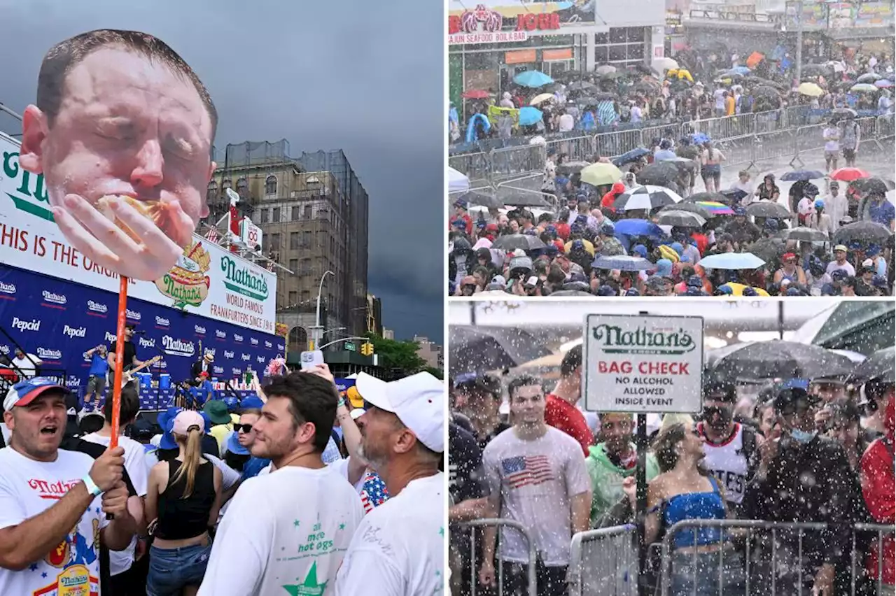 Nathan’s 2023 Hot Dog Eating Contest back on after weather delay