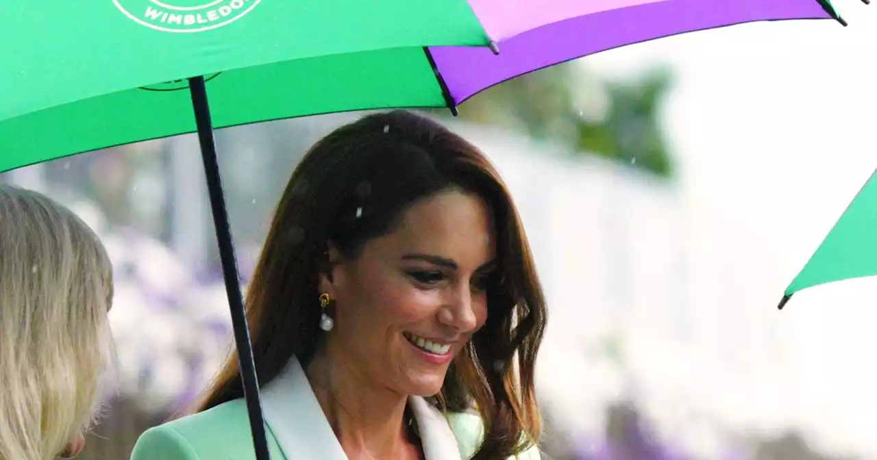 Kate Middleton is a style icon - even when she's caught in the rain at Wimbledon