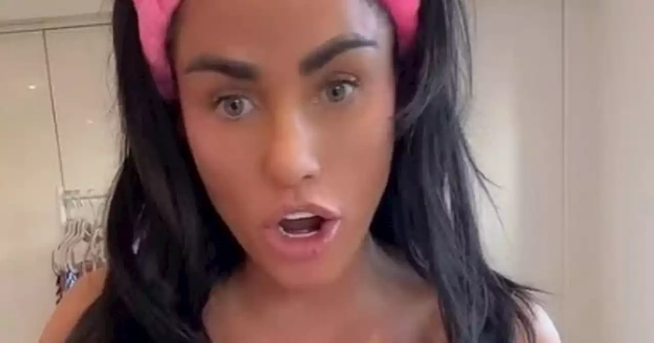 Katie Price makes dig at ex Peter Andre infront of daughter in chaotic video