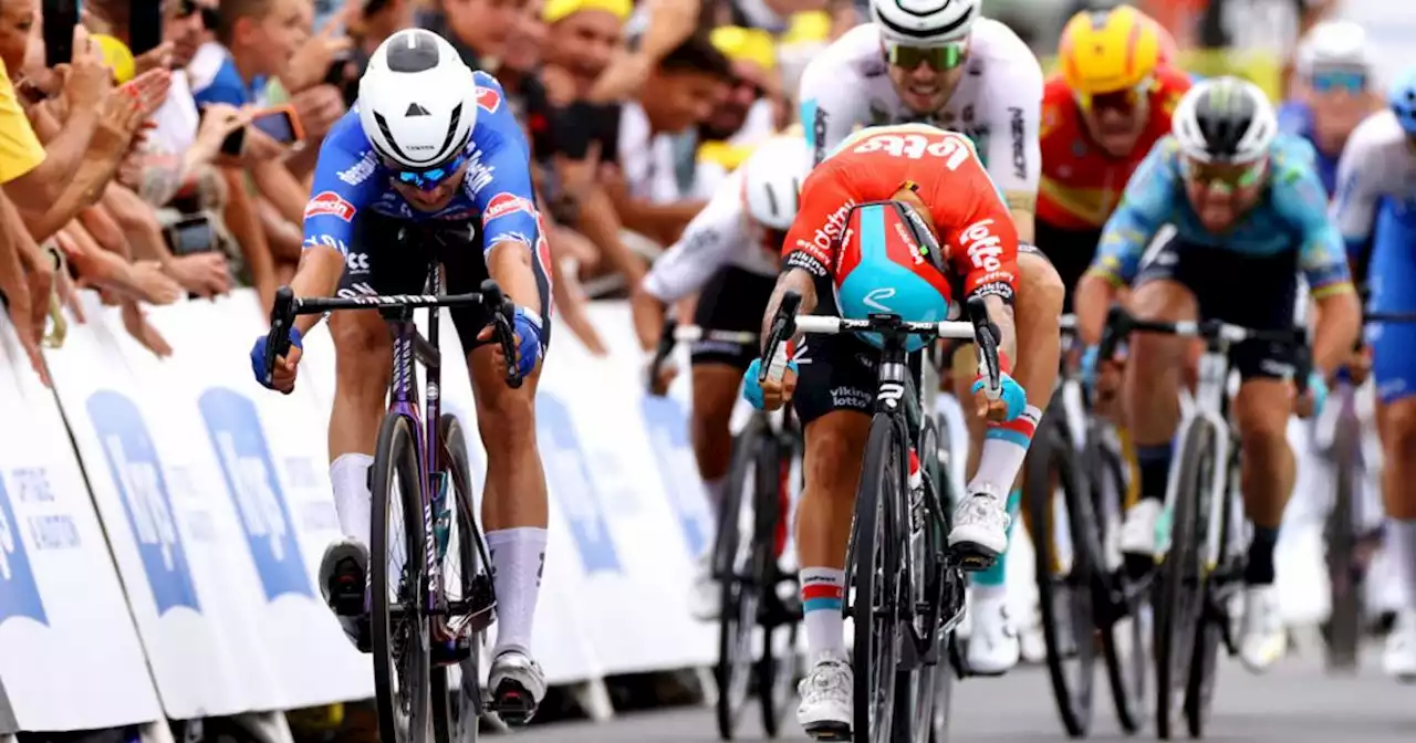 Tour de France, quarta tappa: nel circuito di Nogaro la spunta in volata ancora Jasper Philipsen