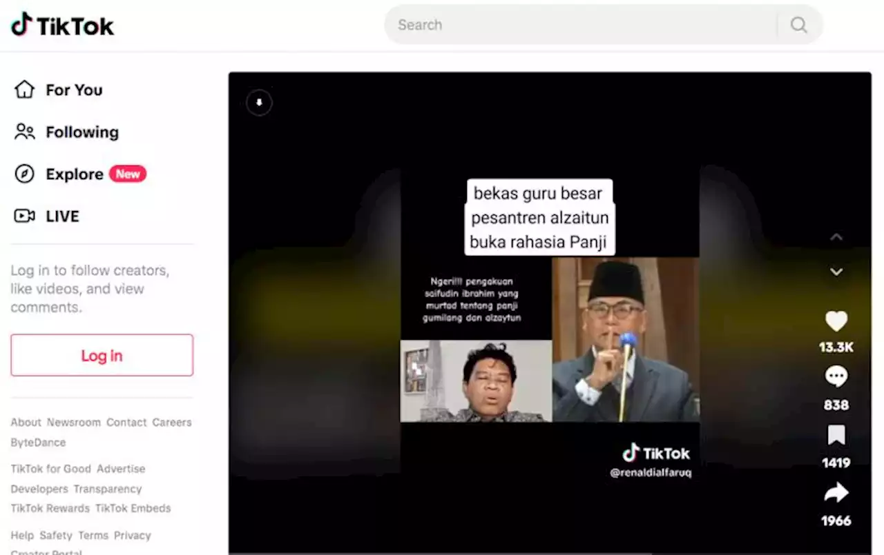 Tonton Video Pendeta Mantan Guru Al-Zaytun yang Murtad Ikutan Serang Panji Gumilang |Republika Online