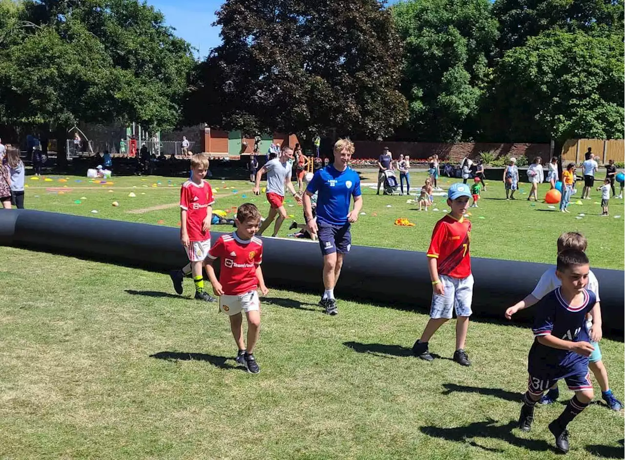 Free family fun in the park with Oswestry football club charity