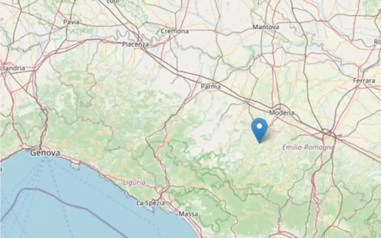 Terremoto: scossa di magnitudo 3 tra Modena e Reggio Emilia